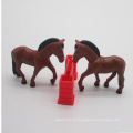 Alta Simulação Bonito Plástico Animal Cavalo Conjunto De Brinquedos